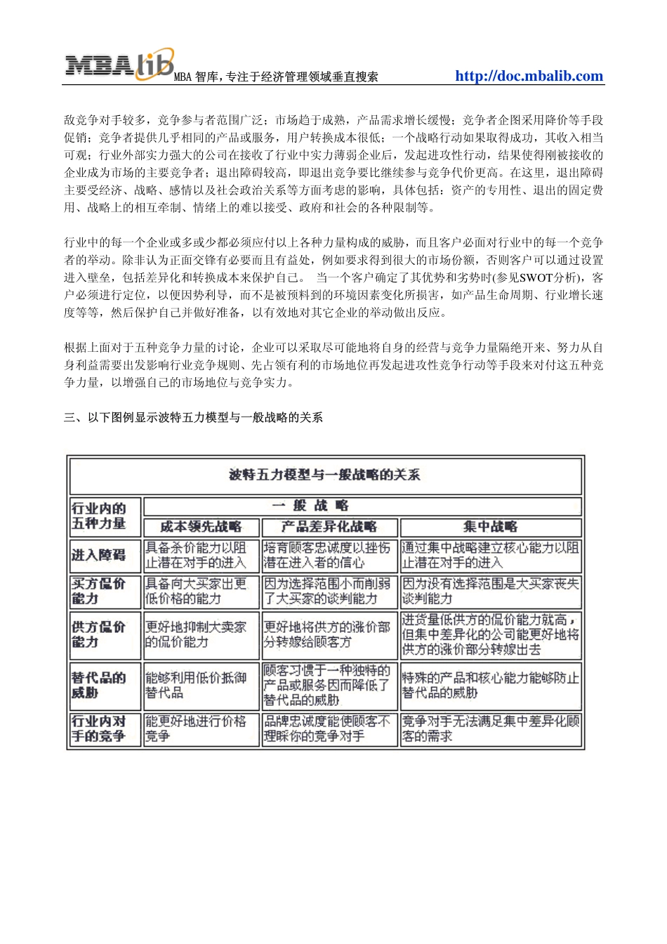 波特五力分析模型(Michael Porter's Five Forces Model).pdf_第3页