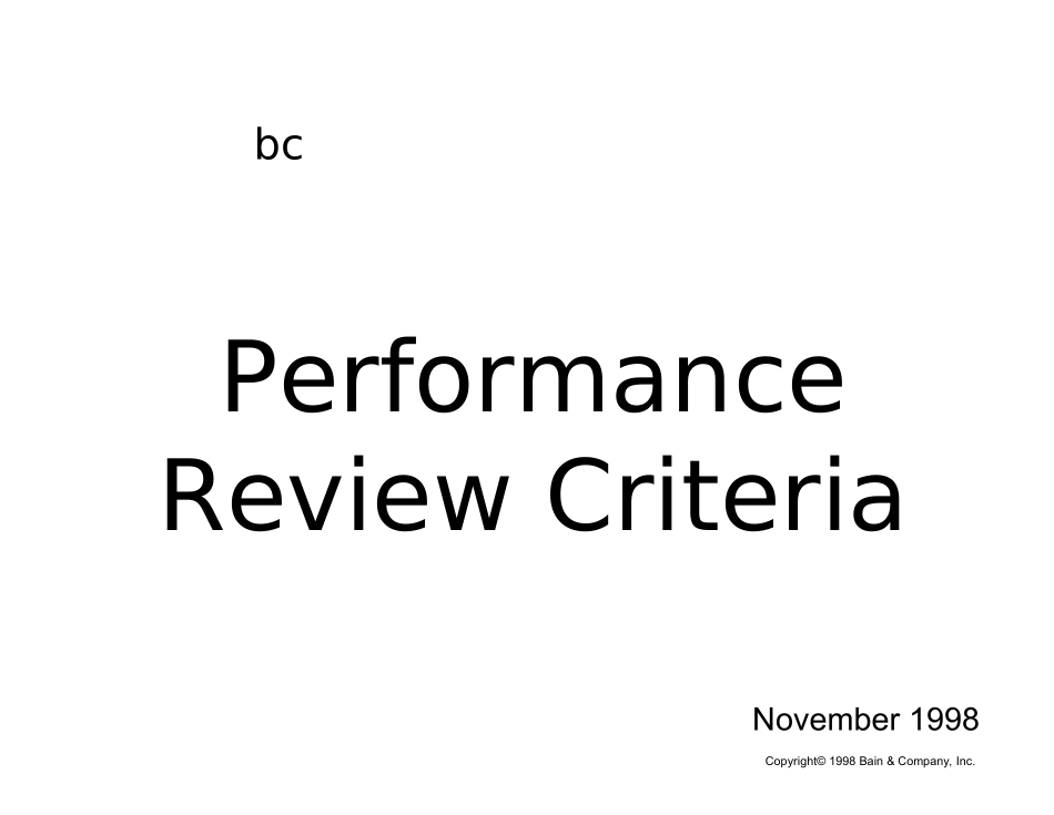 业绩评估-PerformanceReviewCriteria.ppt_第1页