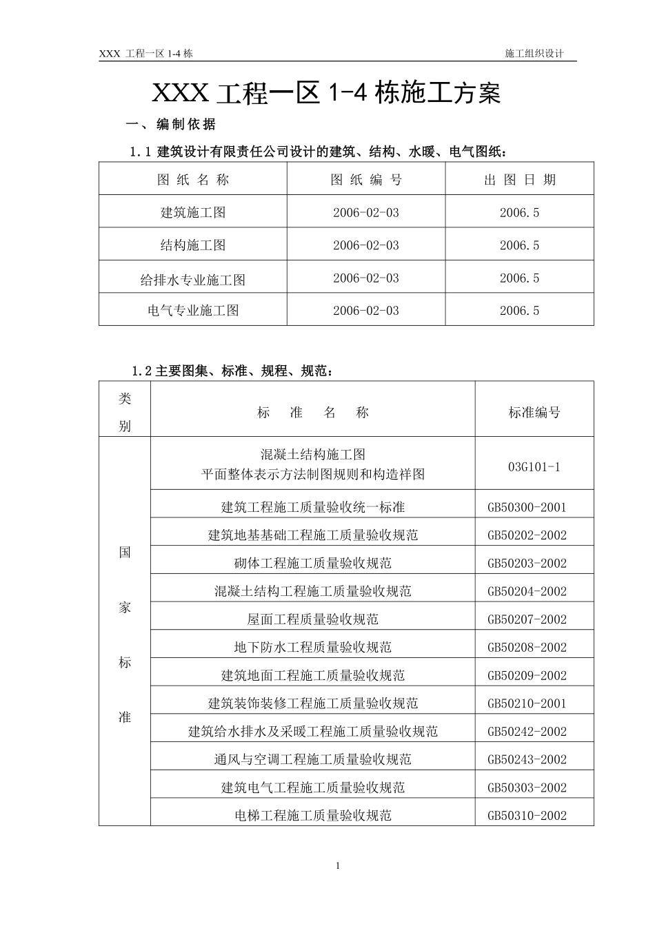 3、33层剪力墙机构(高层建筑)施工方案正式稿.pdf_第1页