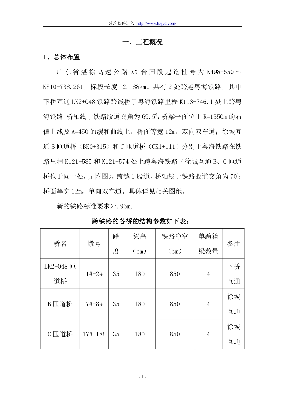 湛徐高速公路某跨粤海铁路桥施工方案.pdf_第1页