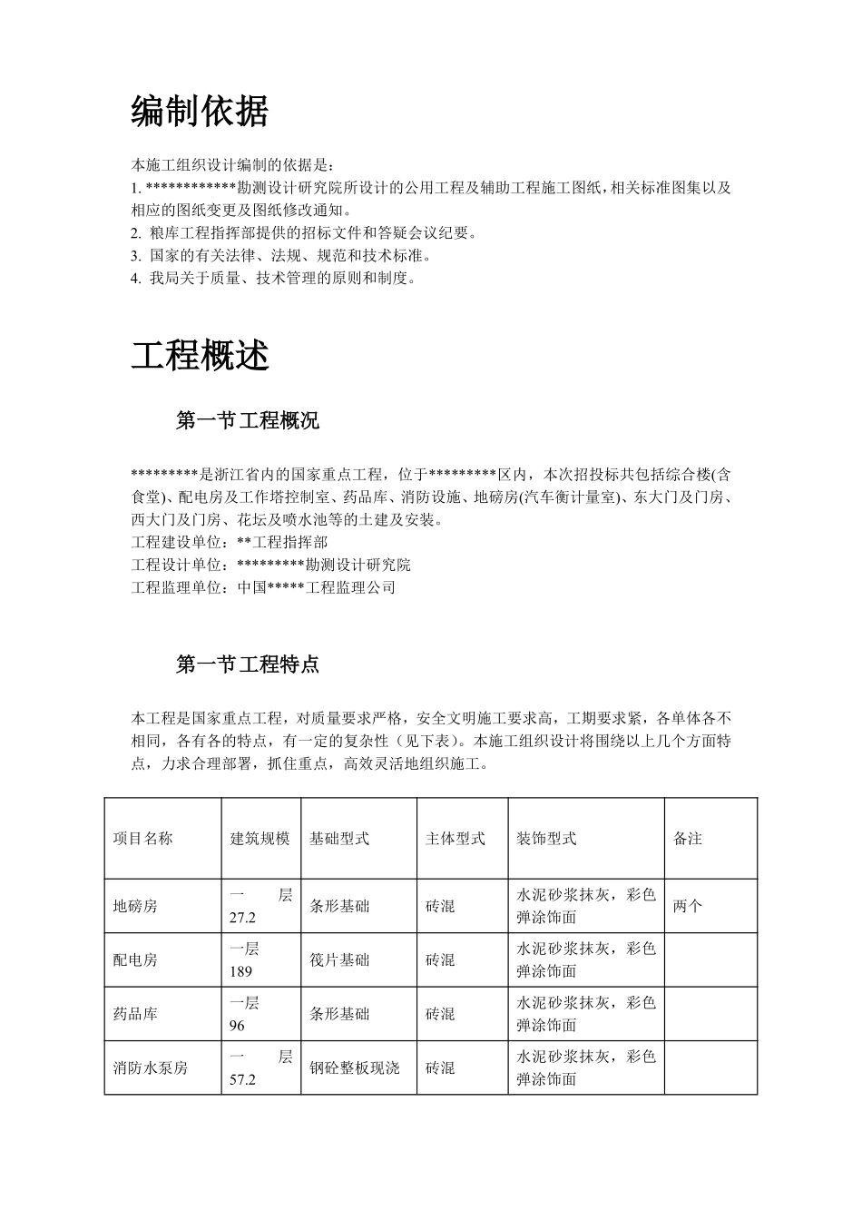浙江某国家粮库及其附属工程施工组织设计.pdf_第3页