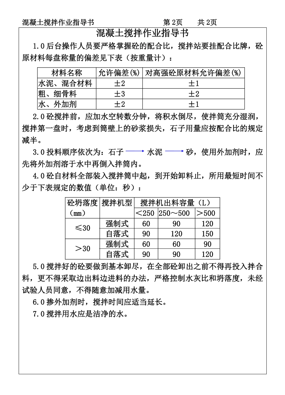 COP95-10砼搅拌作业指导书.pdf_第2页