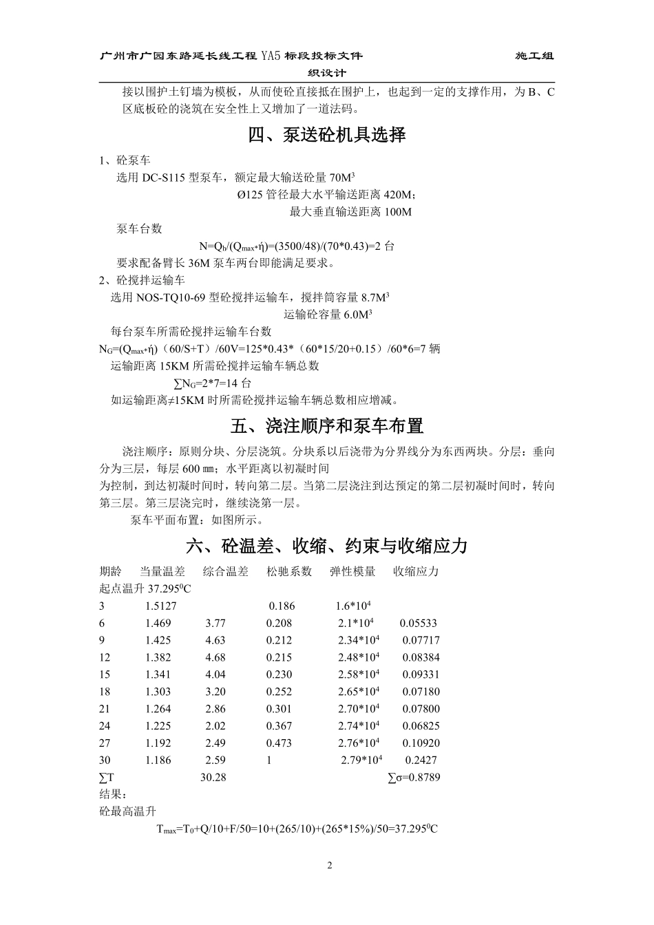 复旦大学先进材料国家实验室（一期）大体积砼浇筑方案.pdf_第2页