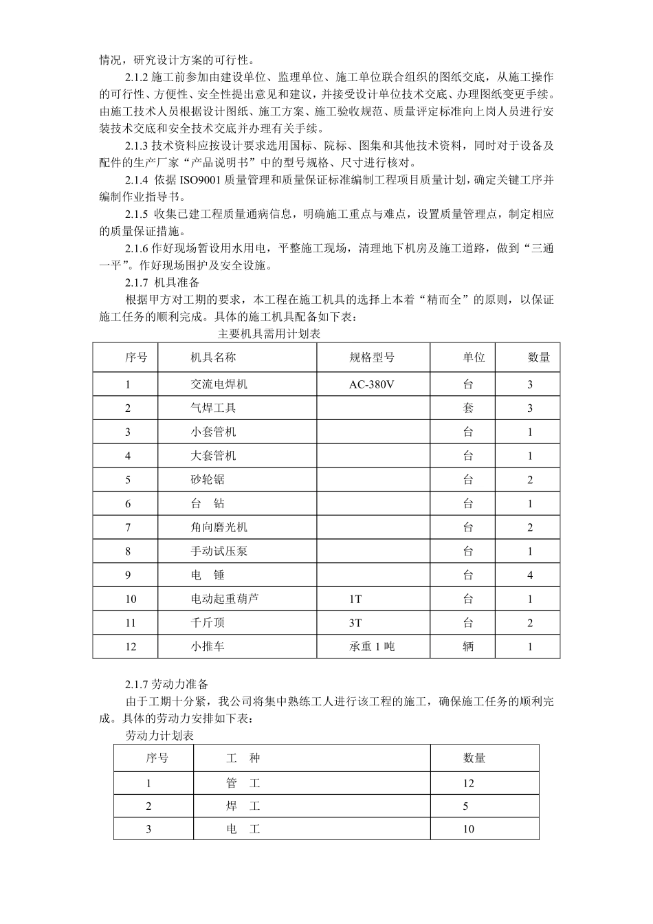 国家某局办公楼空调改造工程施工组织设计方案.pdf_第3页