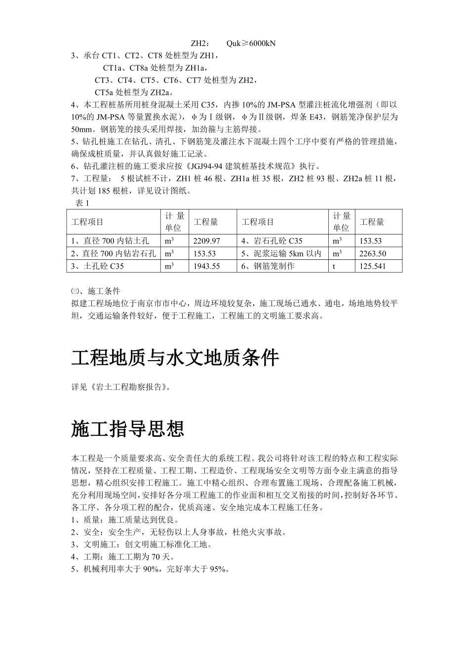 南京某综合楼钻孔灌注桩工程施工组织设计方案.pdf_第3页