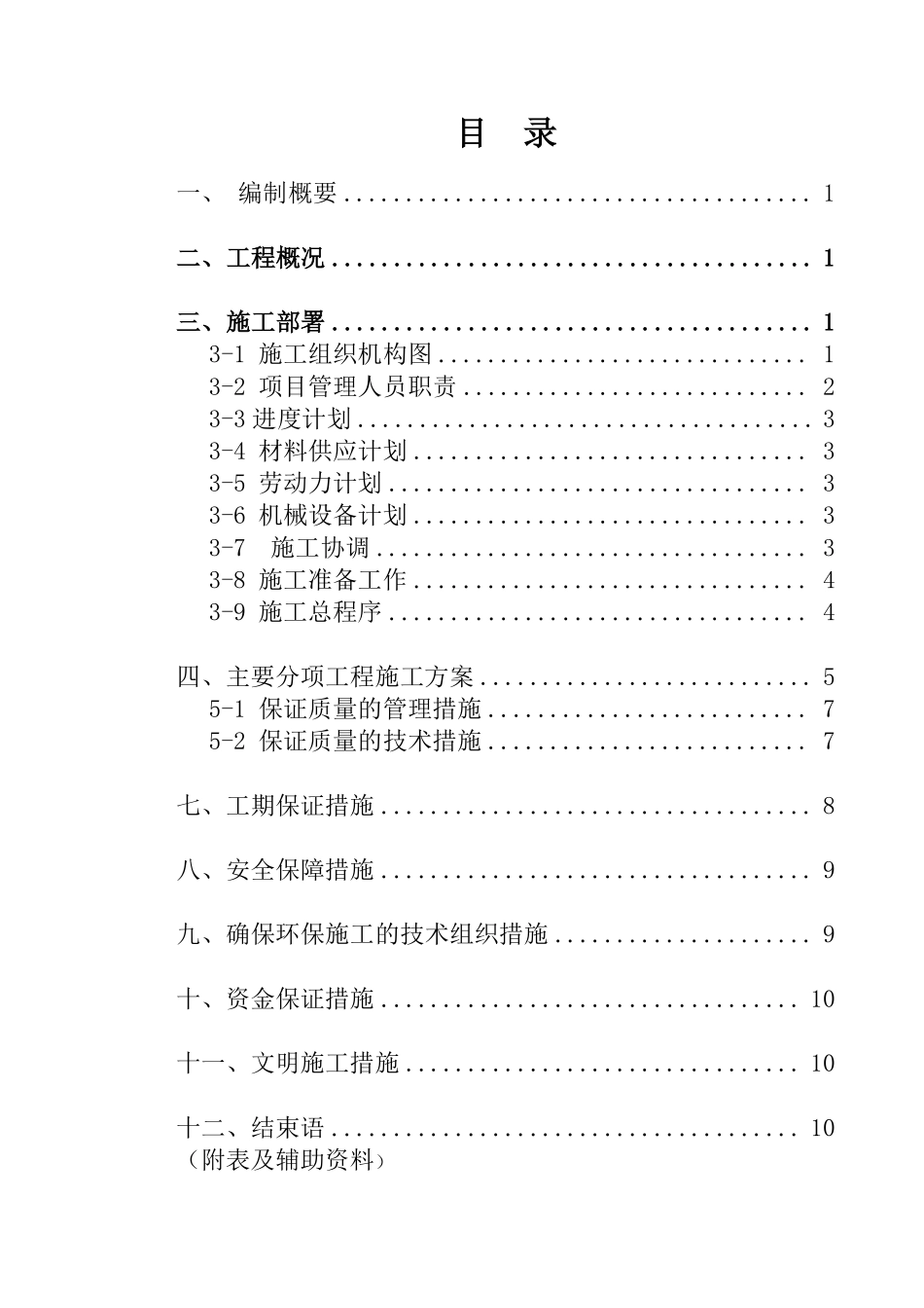 [唐山]某居住区运动场所景观工程施工组织设计.pdf_第1页