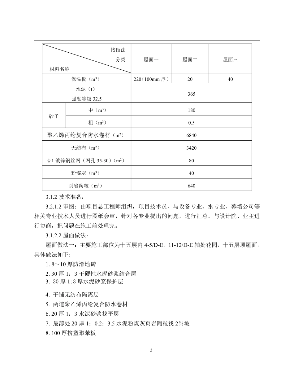 北京某高层办公楼屋面施工方案（鲁班奖）.pdf_第3页
