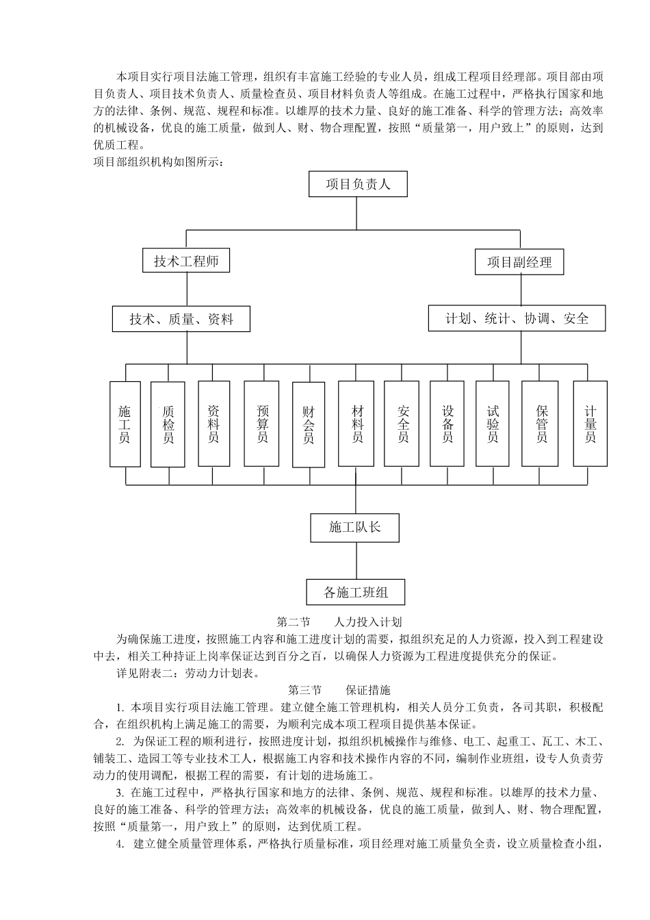 大连市西南路主干线两侧新建绿地工程施工组织设计.pdf_第3页