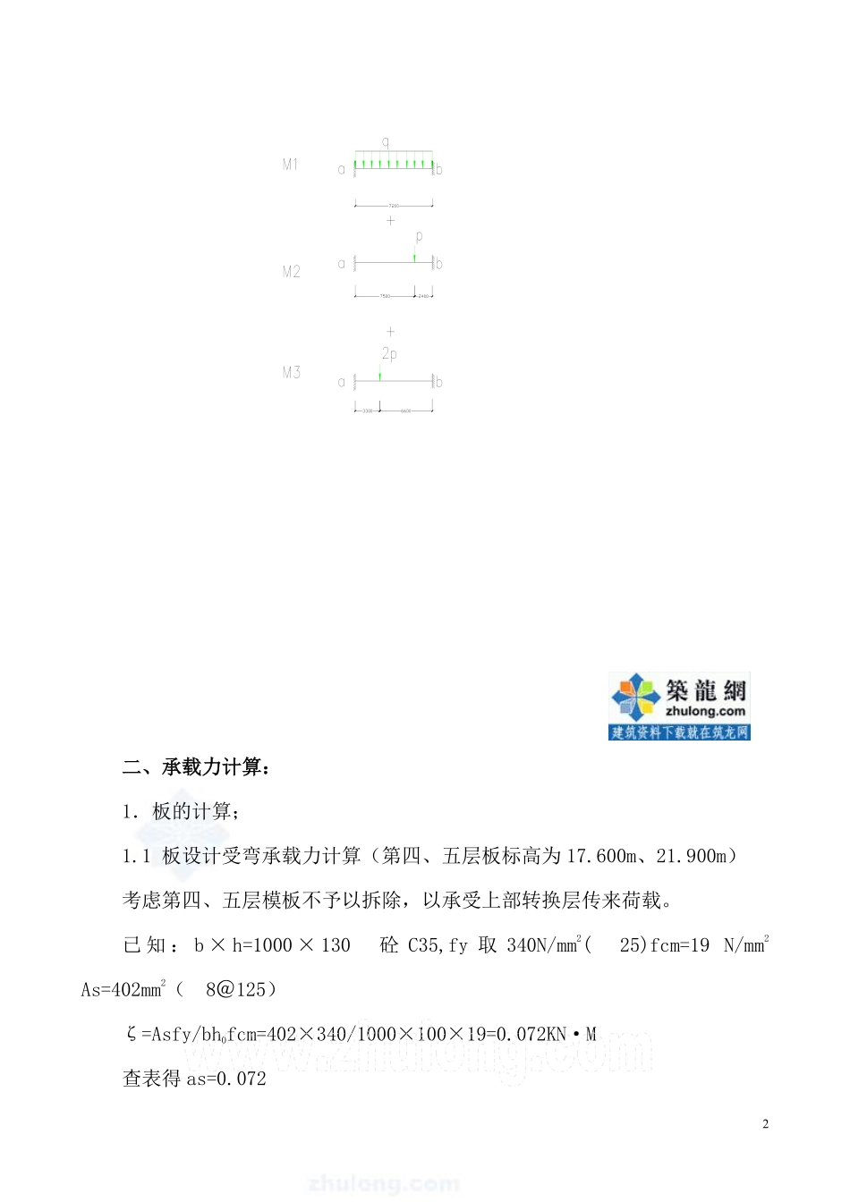 附件二、转换层荷载计算_secret.pdf_第2页