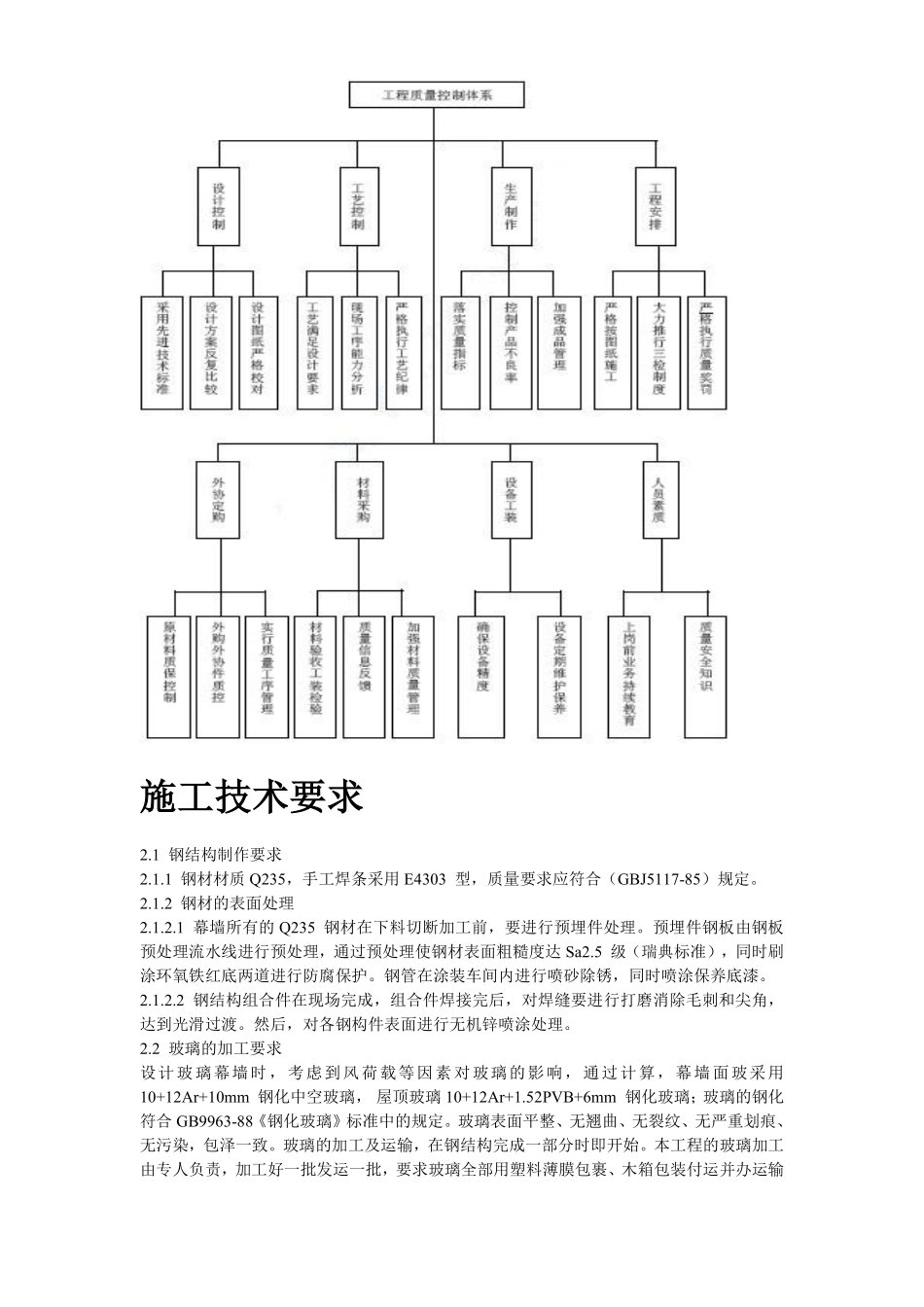 25-某大学游泳跳水馆点连接玻璃幕墙及玻璃屋顶工程施工方案.pdf_第3页