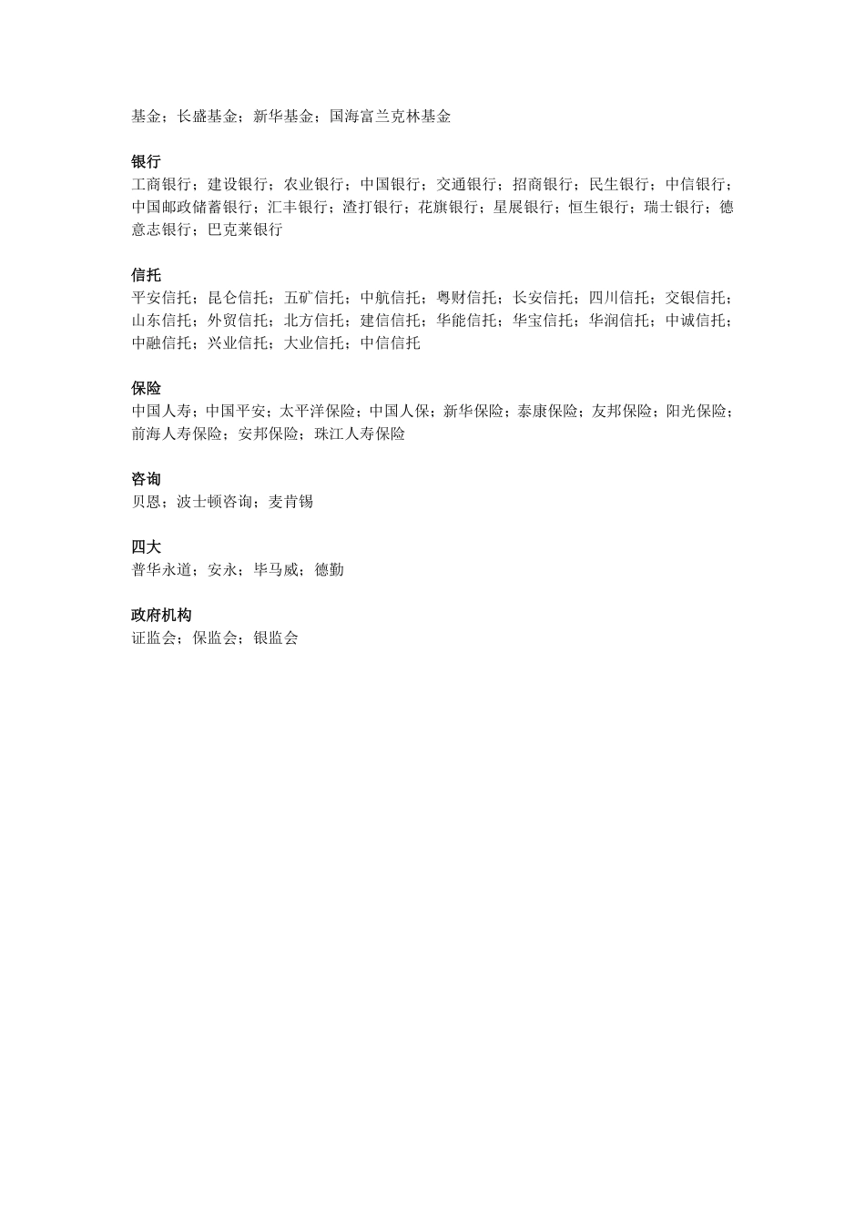 金融行业公司及职位整理大全 (1).pdf_第2页