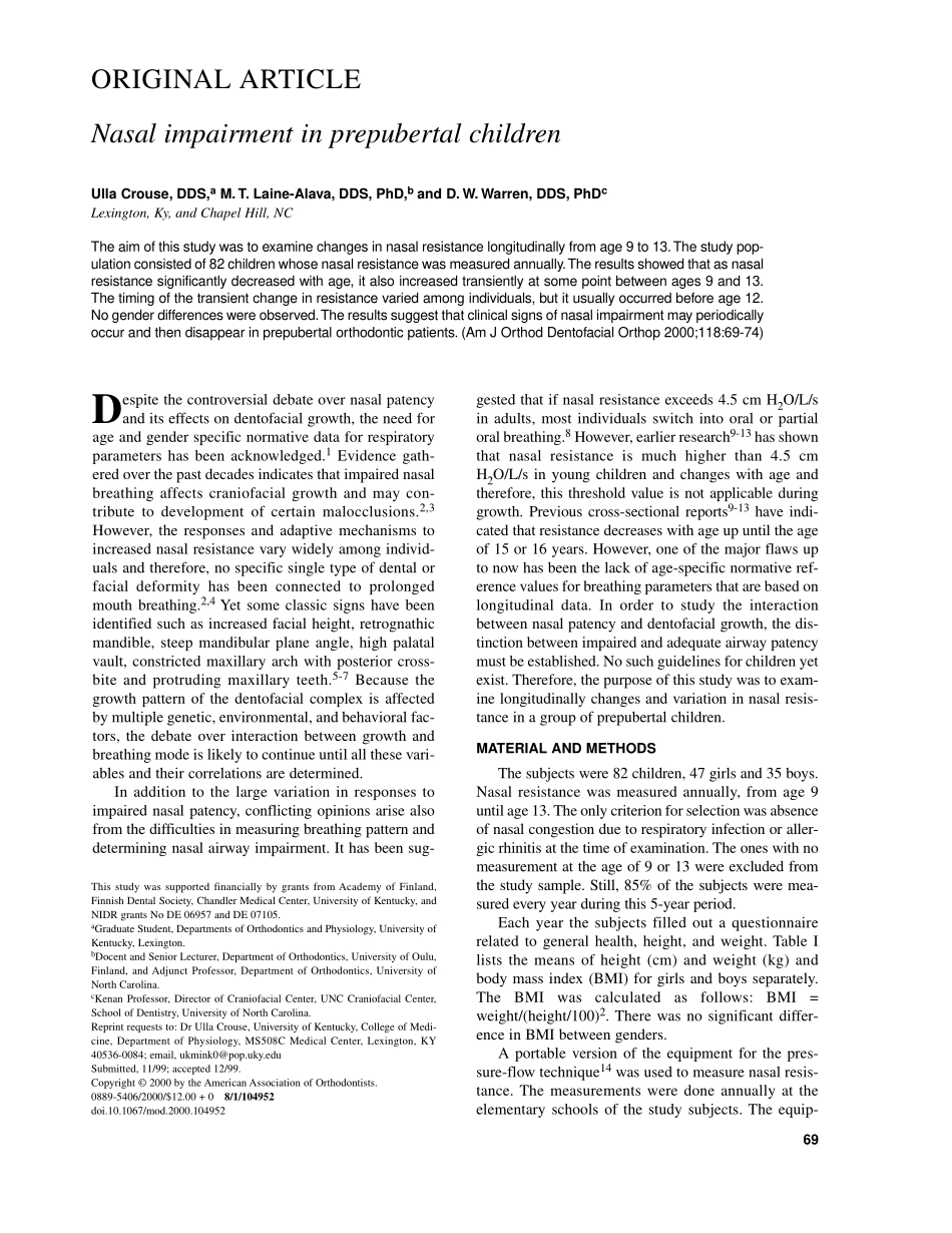 2000_118_1_69_74_Crouse.pdf_第1页