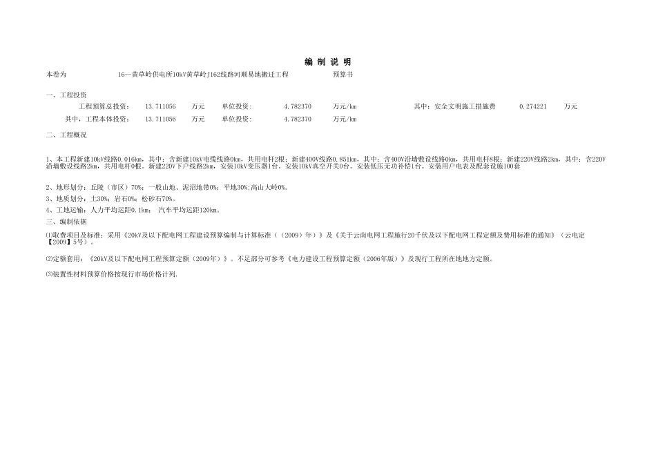 16--黄草岭供电所10kV黄草岭J162线路河顺易地搬迁工程.xls_第2页