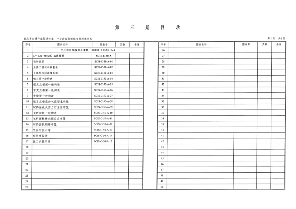 重庆市中小跨径钢板组合梁通用图 CQJTG∕T D08-2022 第三分册--------  .pdf_第3页