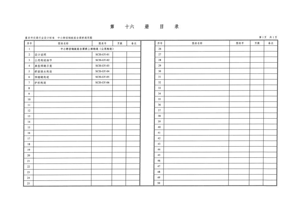 重庆市中小跨径钢板组合梁通用图 CQJTG∕T D08-2022 第十六分册--------  .pdf_第3页