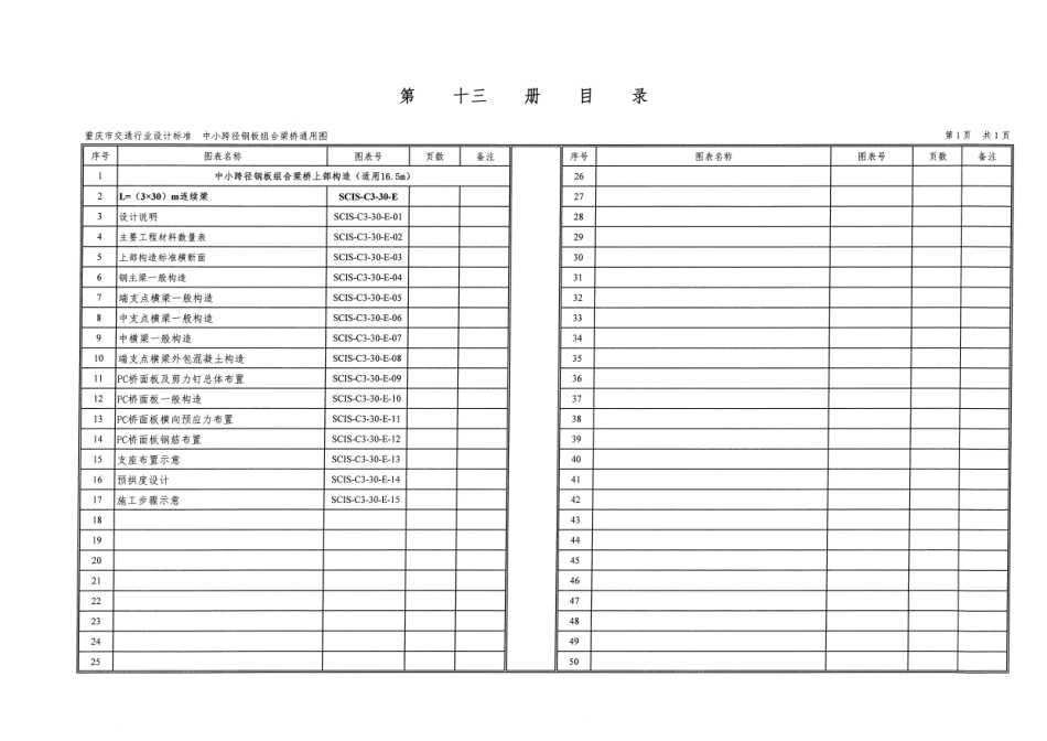 重庆市中小跨径钢板组合梁通用图 CQJTG∕T D08-2022 第十三分册--------  .pdf_第3页