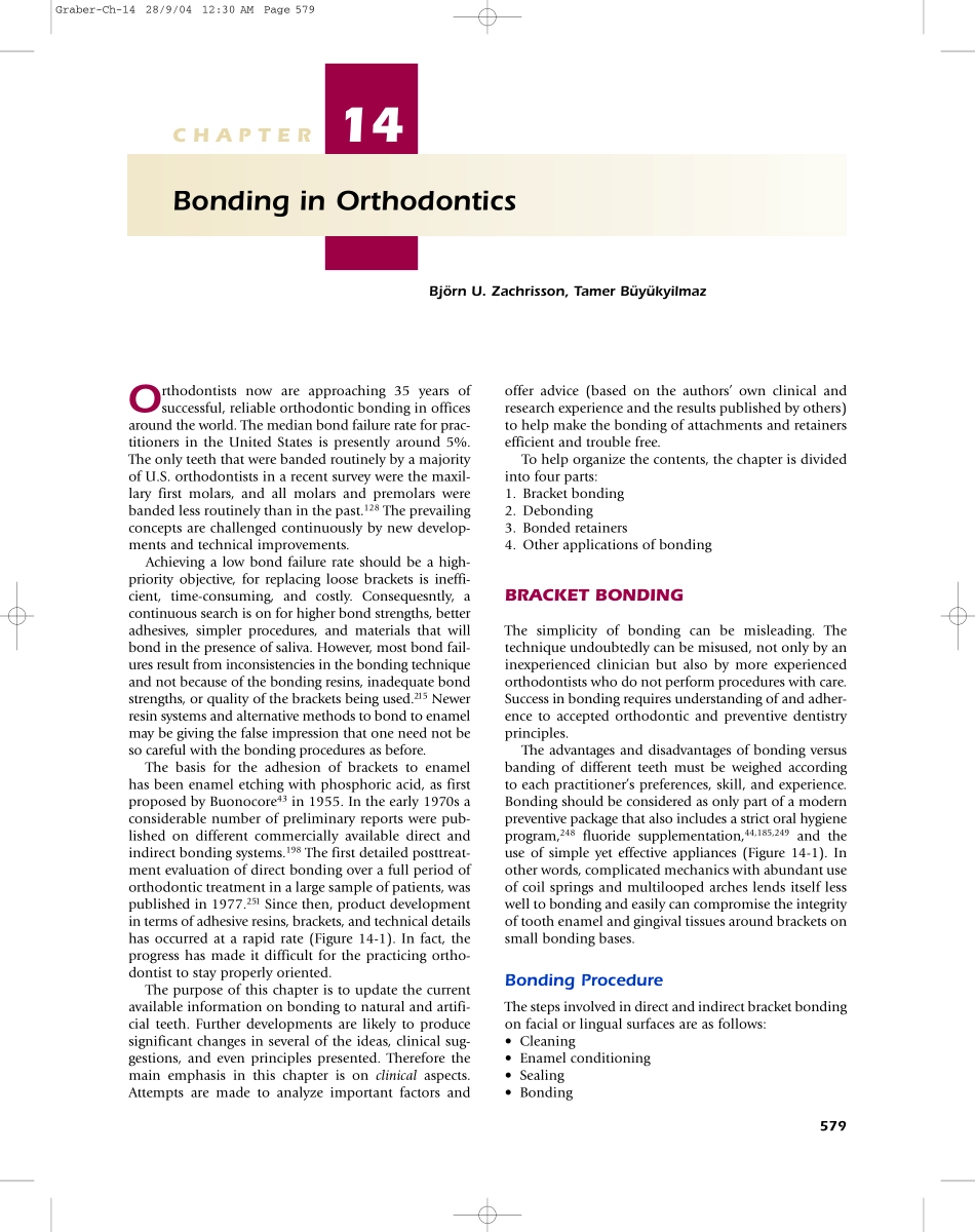 Bonding in Orthodontics.pdf_第1页