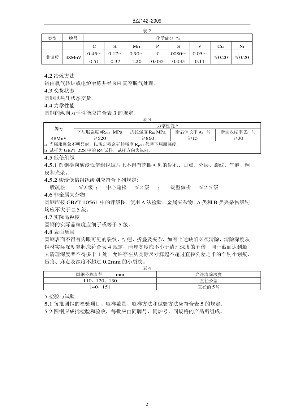 BZJ 142-2009 圆轴用圆钢.pdf_第2页