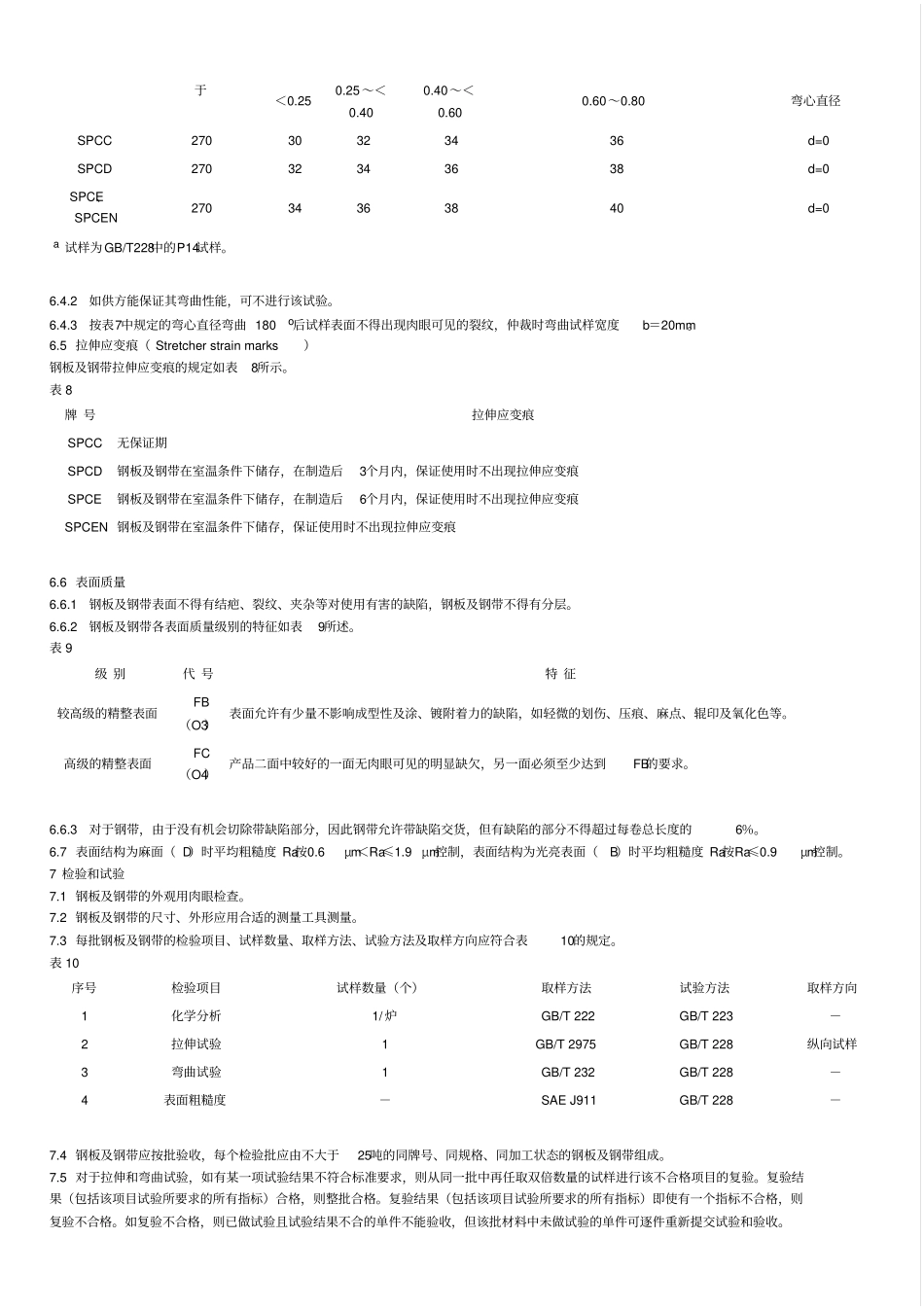 BZJ 491-2004 冷连轧碳素钢板及钢带.pdf_第3页