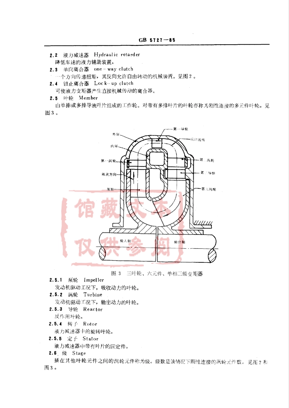 GB 5727-85 汽车液力变速器术语及定义.pdf_第3页