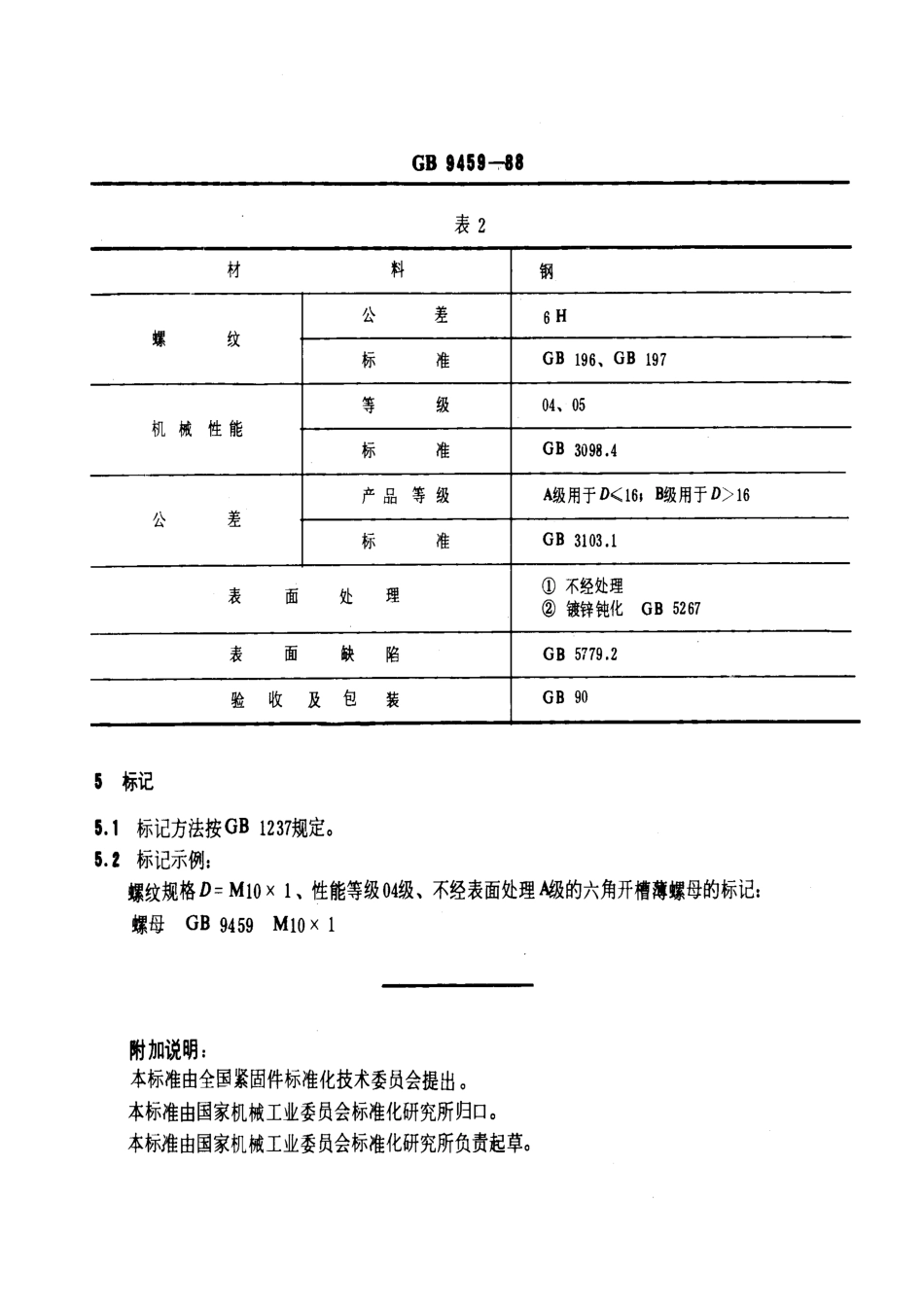 GB 9459-88 六角开槽薄螺母 细牙 A和B级.pdf_第3页