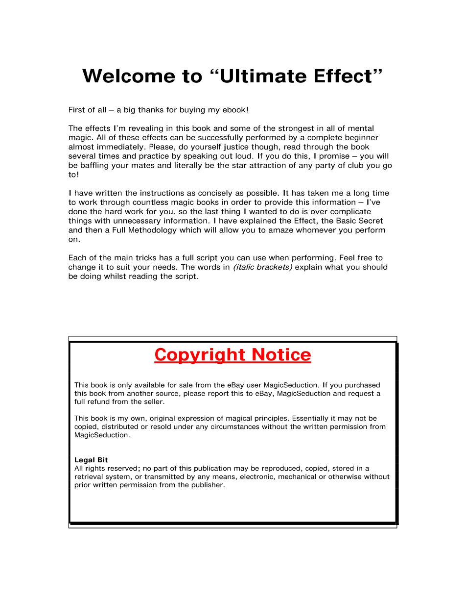 unprotected-Derren Brown Style - Ultimate Effect.pdf_第1页