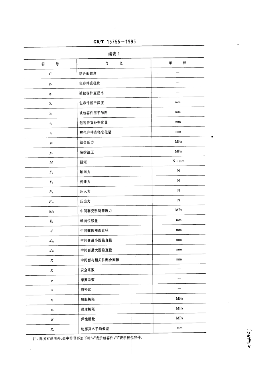 GB T 15755-1995 圆锥过盈配合的计算和选用.pdf_第2页