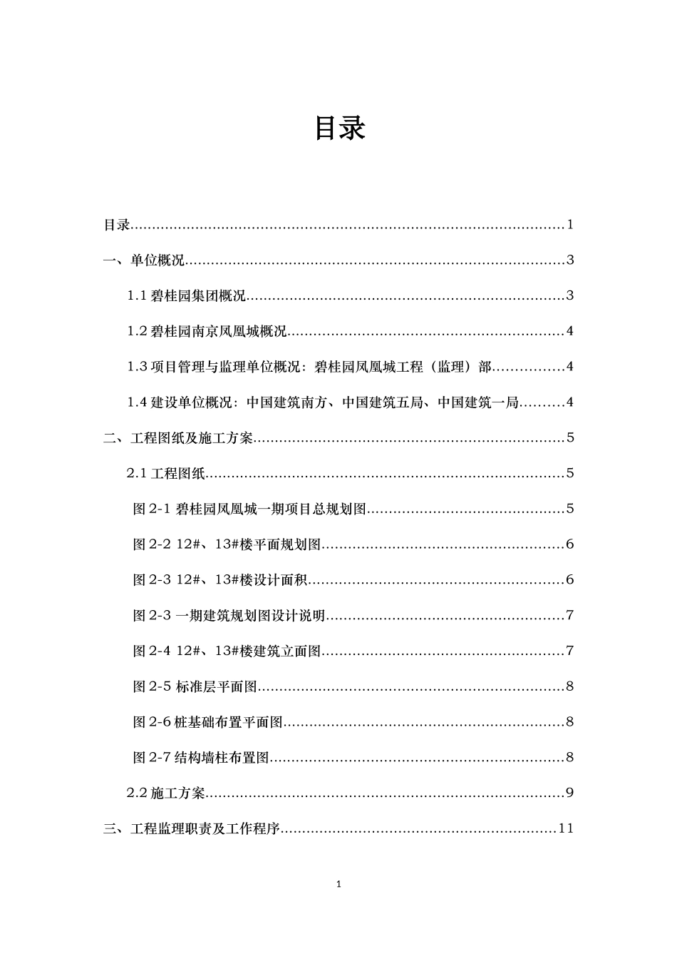 方勇-碧桂园南京凤凰城工程(监理)实习总结报告（16P）.docx_第1页