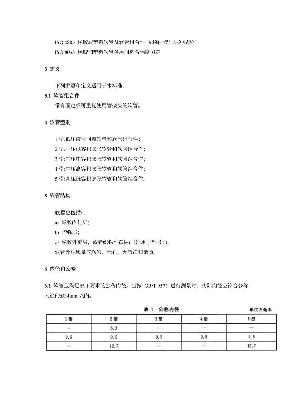 GB T 20461-2006 汽车动力转向系统用橡胶软管和软管组合件 规范.pdf_第3页