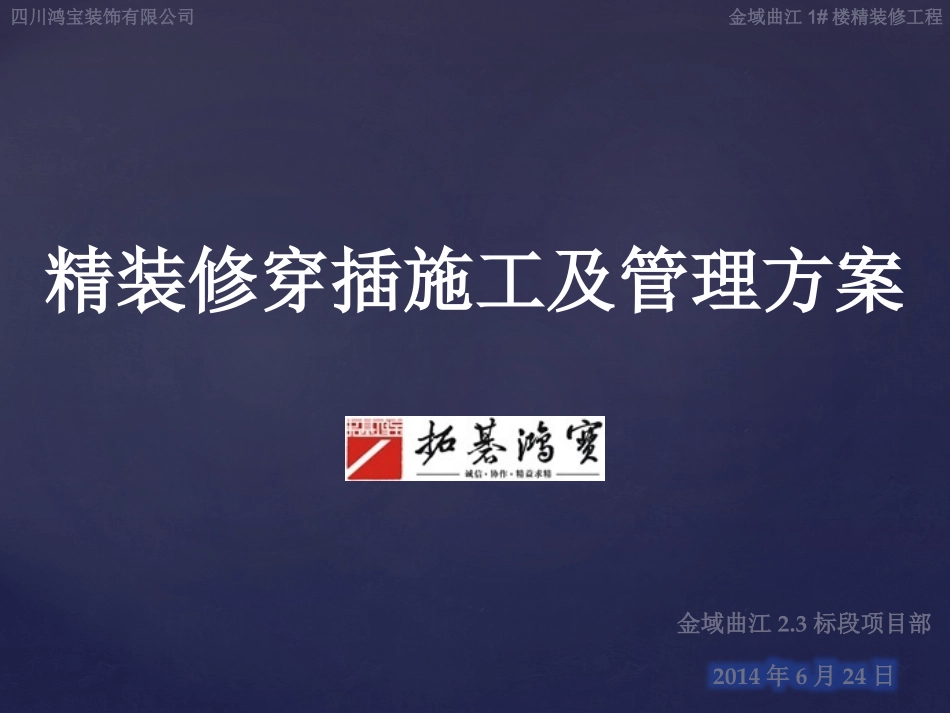 万科穿插施工与施工计划（24P）.pptx_第1页
