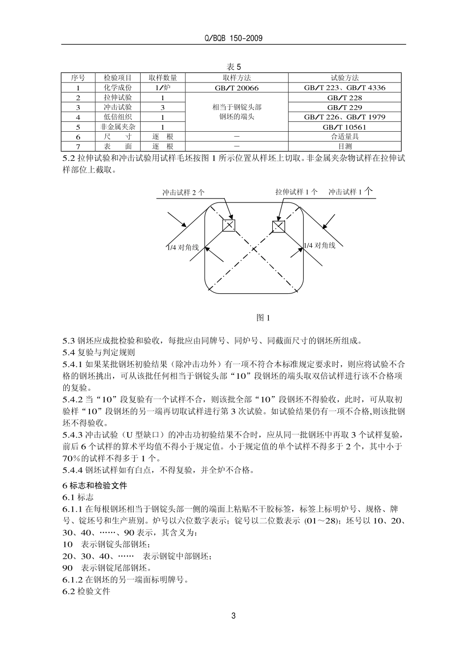 Q BQB 113-2009 无缝气瓶用钢坯.pdf_第3页