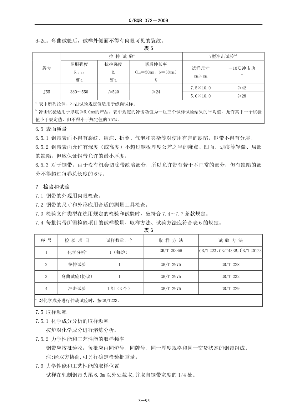 Q BQB 372-2009 直缝焊套管用热连轧钢带.pdf_第3页