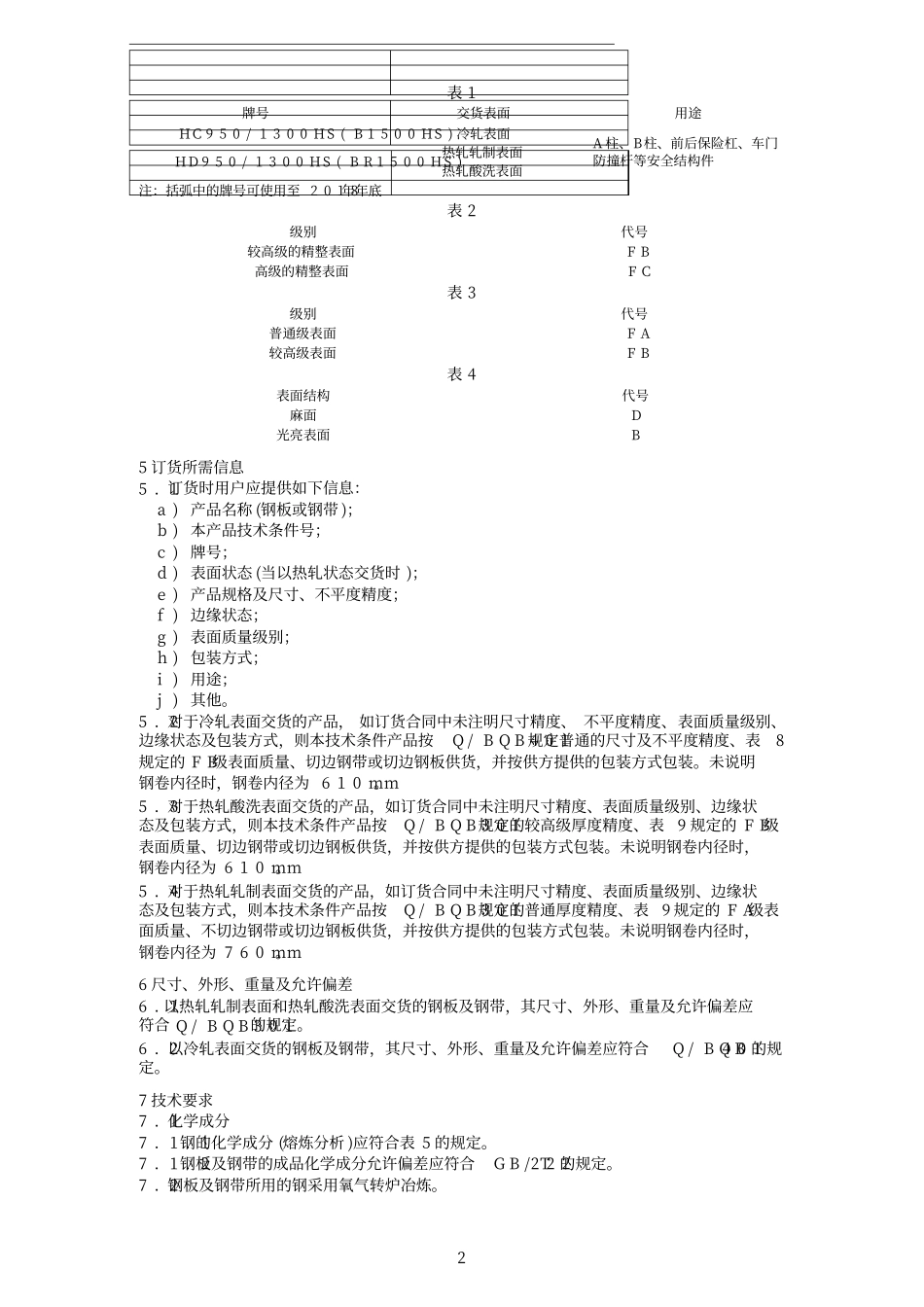 Q BQB 409-2014 热冲压钢.pdf_第2页