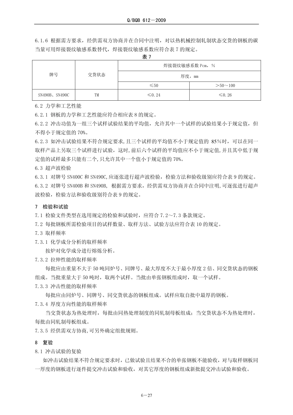 Q BQB 612-2009 建筑结构用厚钢板.pdf_第3页