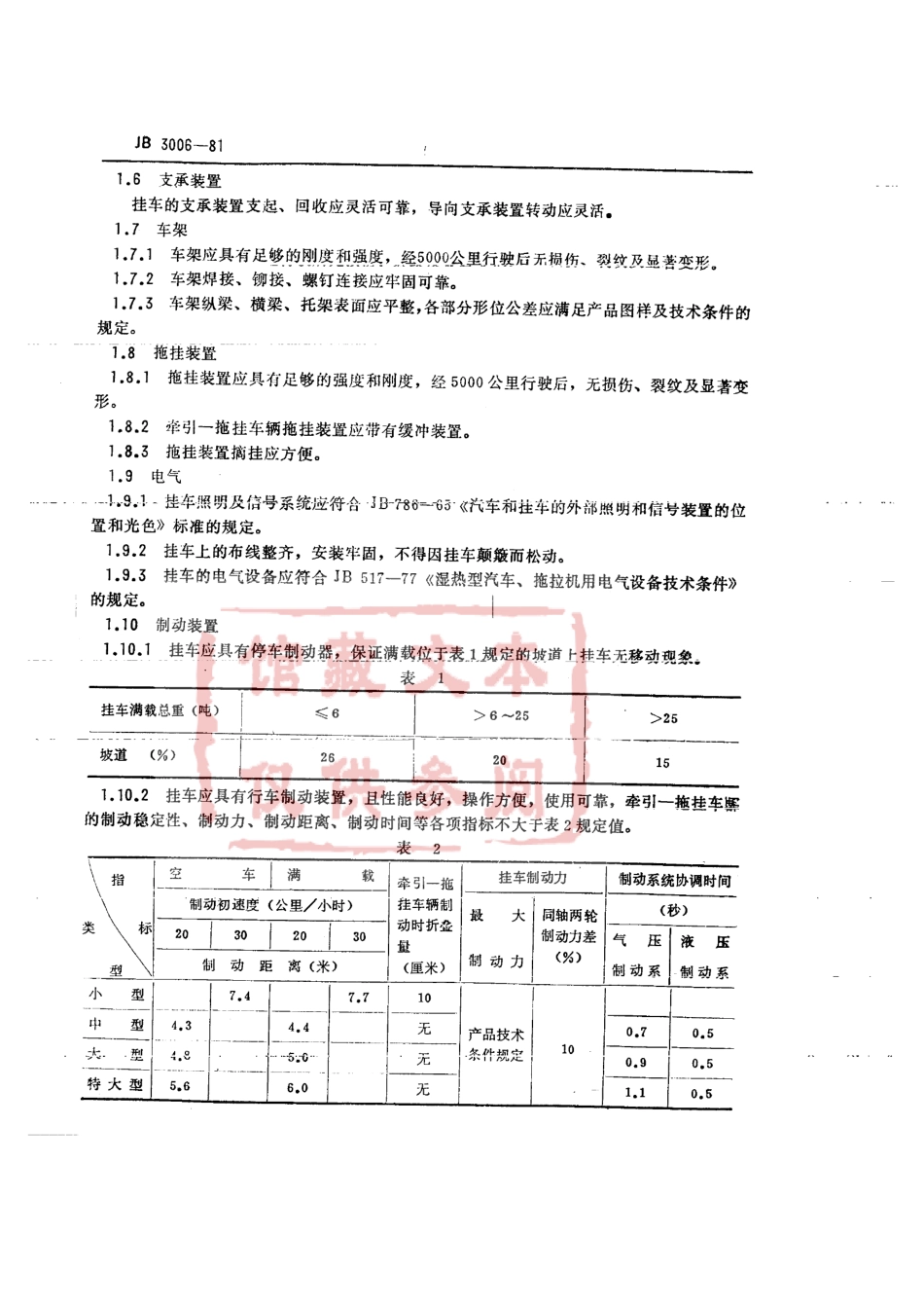 QC T 503-1999 特种挂车通用技术条件.pdf_第3页