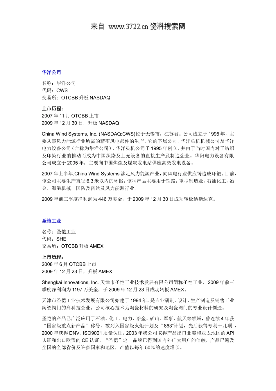 中国企业在OTCBB比较成功的部分案例（DOC 58页）.doc_第3页