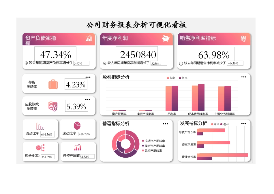 13-财务报表指标分析动态可视化看板.xlsx_第1页