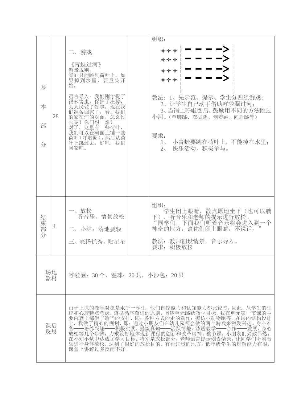 (水平一)立定跳远教学教案（通用版）.doc_第3页