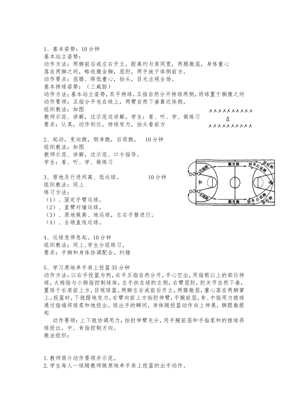 篮球技术课教学授课教案（非常详细）.doc_第2页