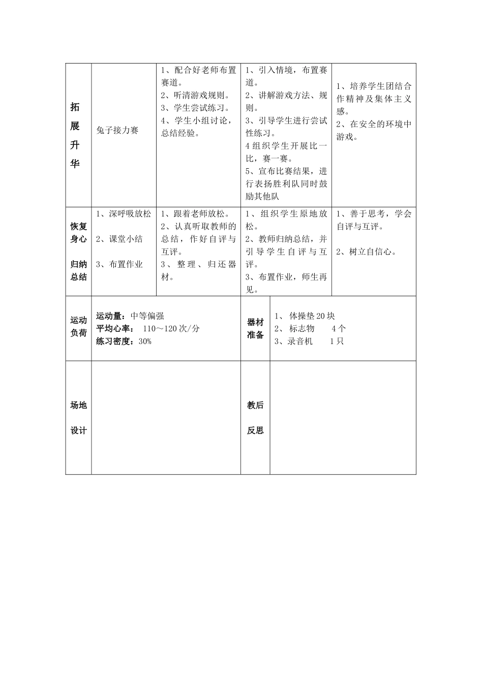 水平二(三年级)蹲踞式跳远教学设计.doc_第3页