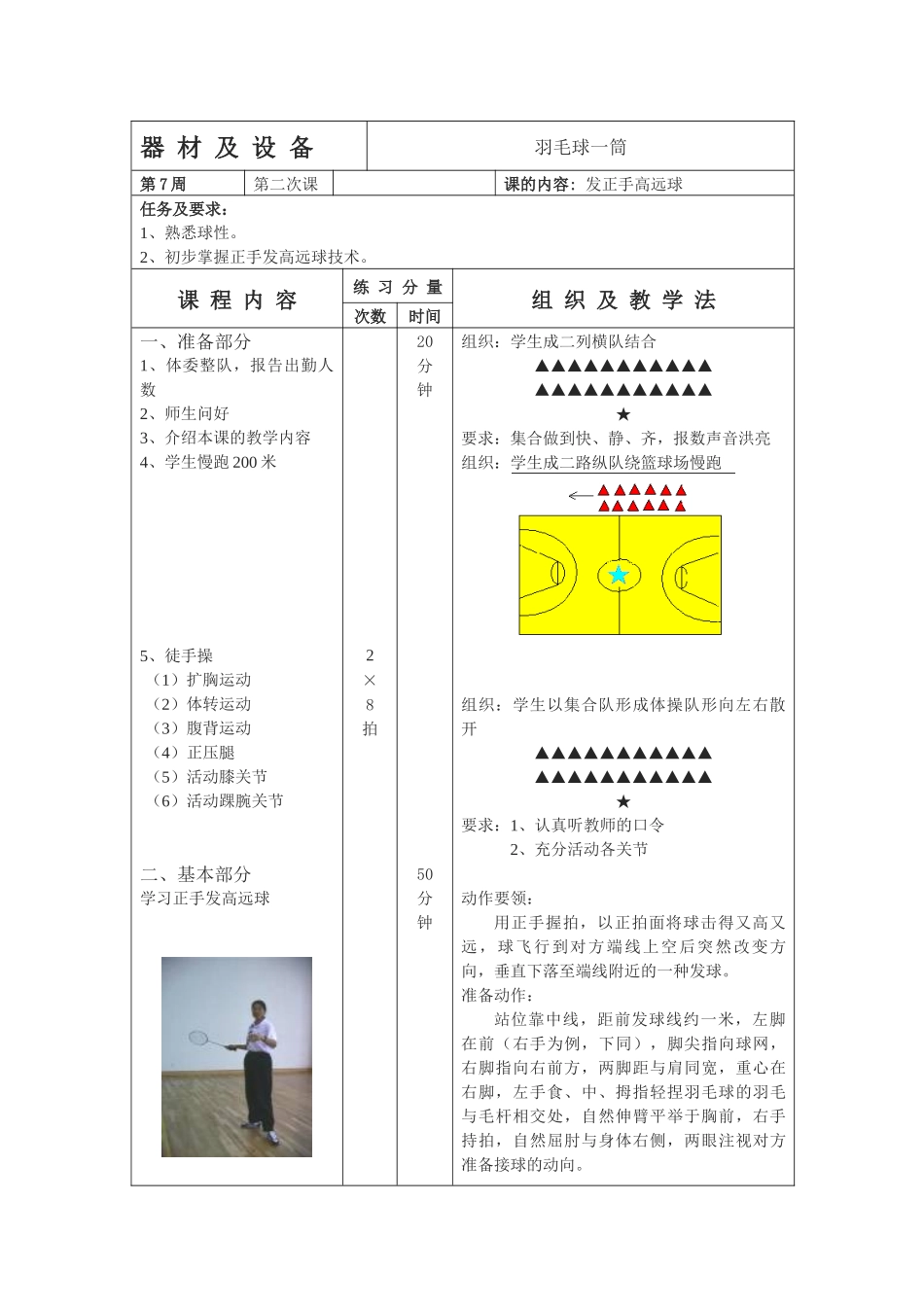 中小学羽毛球教案17周11课时.docx_第3页