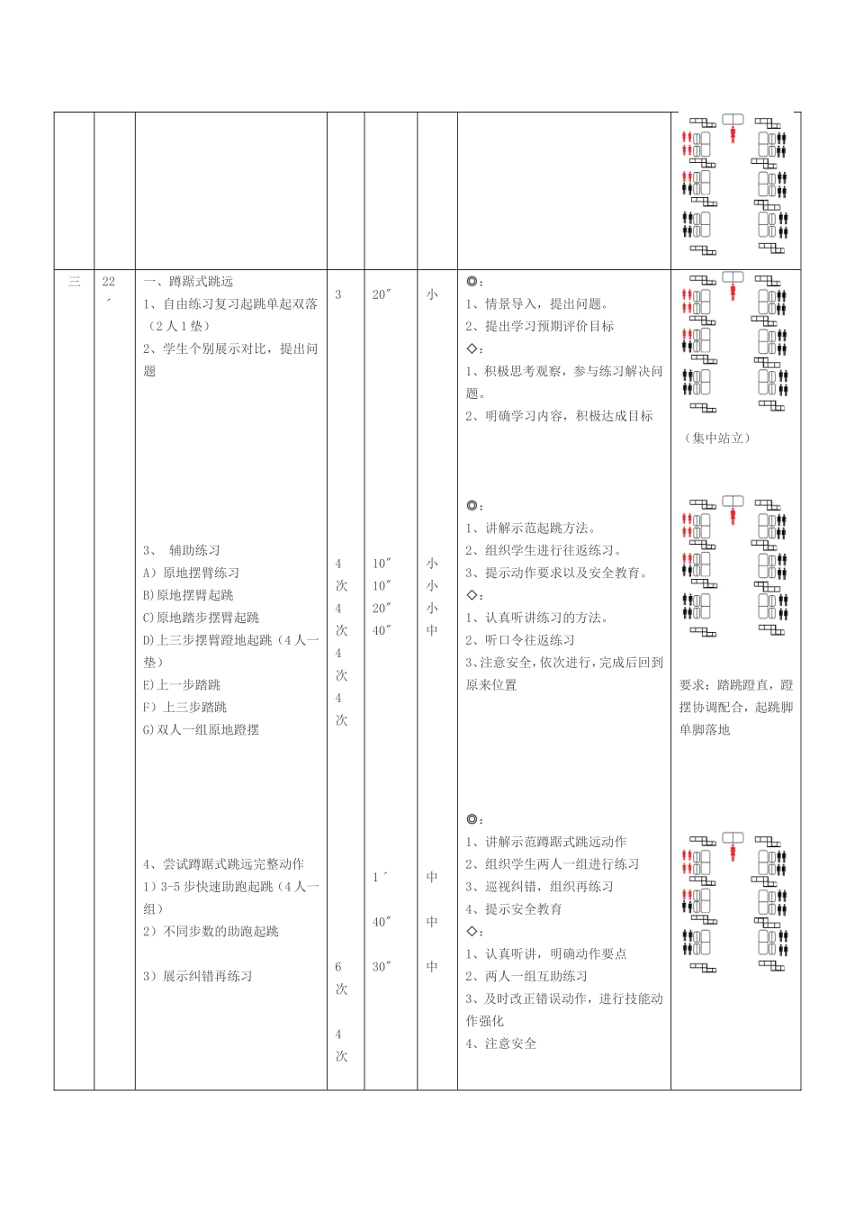 中学《体育与健身》课时计划 蹲踞式跳远教案.doc_第2页