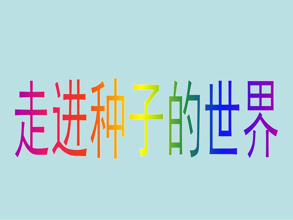 五年级综合实践活动课件-走进种子的世界 全国通用（共28张PPT）.pptx_第2页