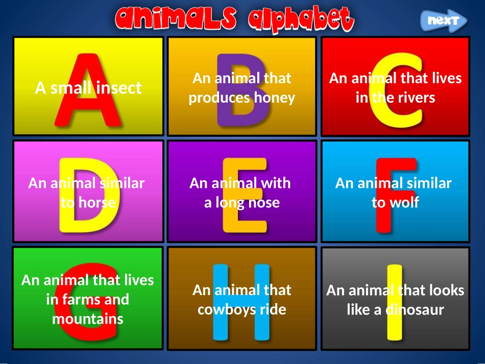 animals-alphabet.pptx_第2页