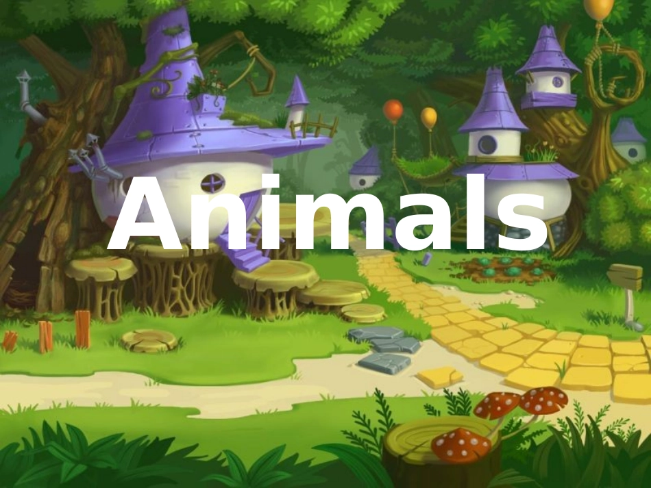 animals-picture（words）.ppt_第1页