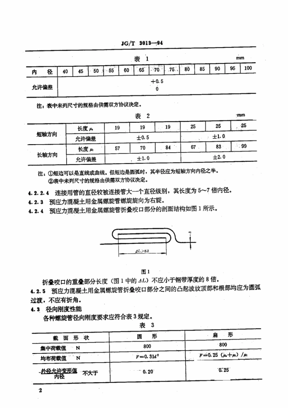 JGT 3013-1994预应力混凝土用金属螺旋管.pdf_第3页