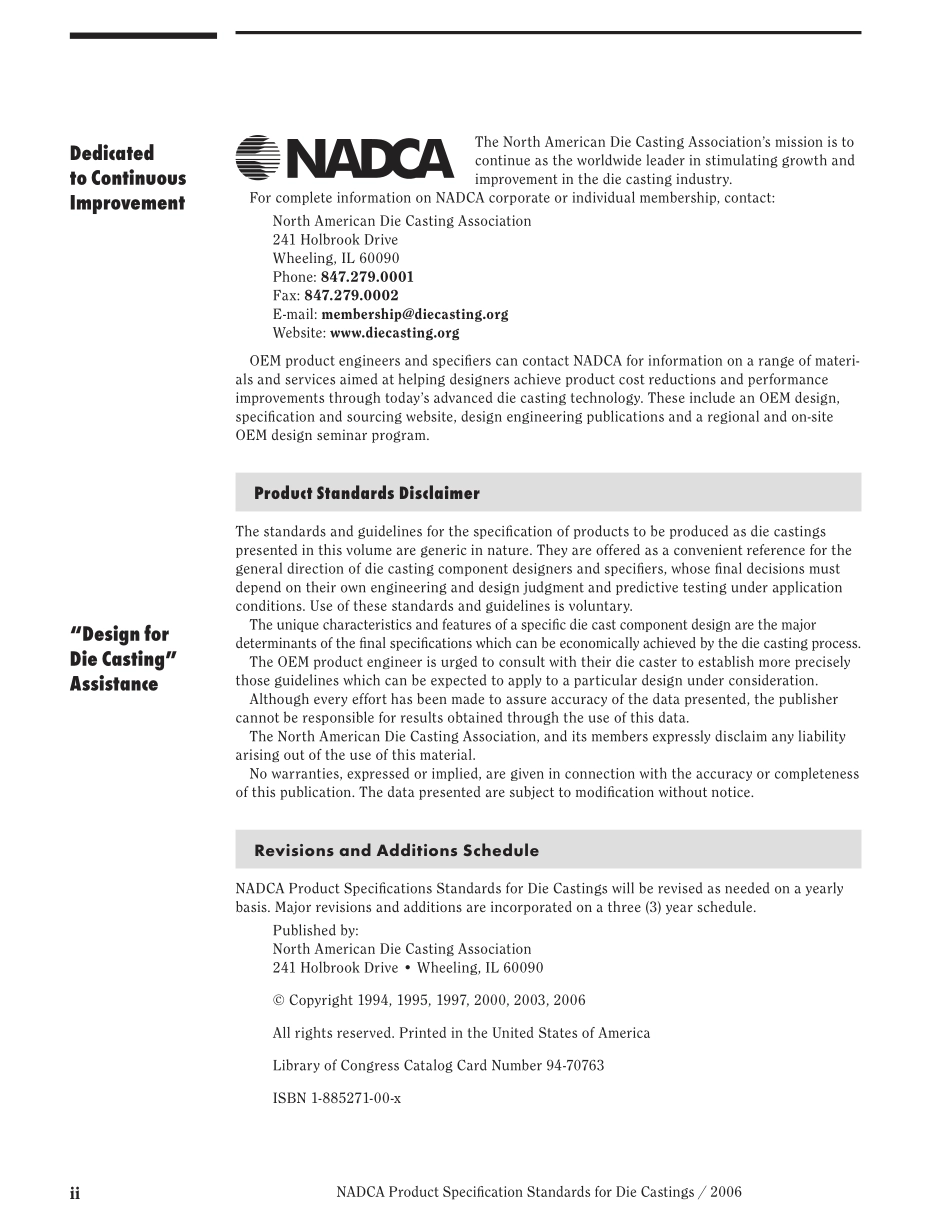 NADCA Product Specifications Standards for Die Castings.pdf_第2页