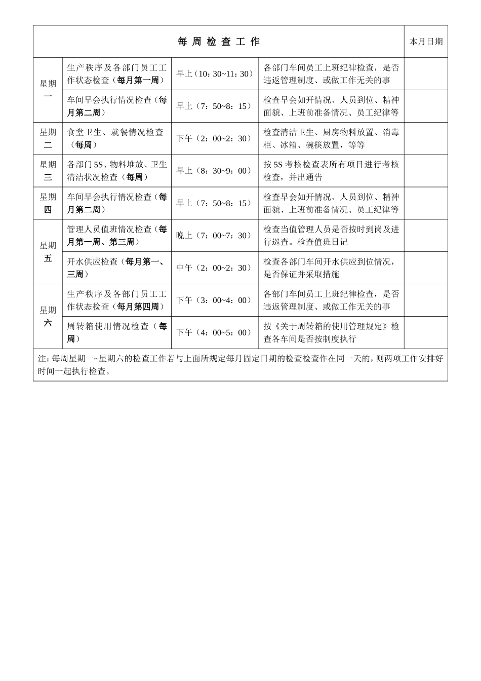 【人事计划】人事行政部日常工作清单.doc_第2页