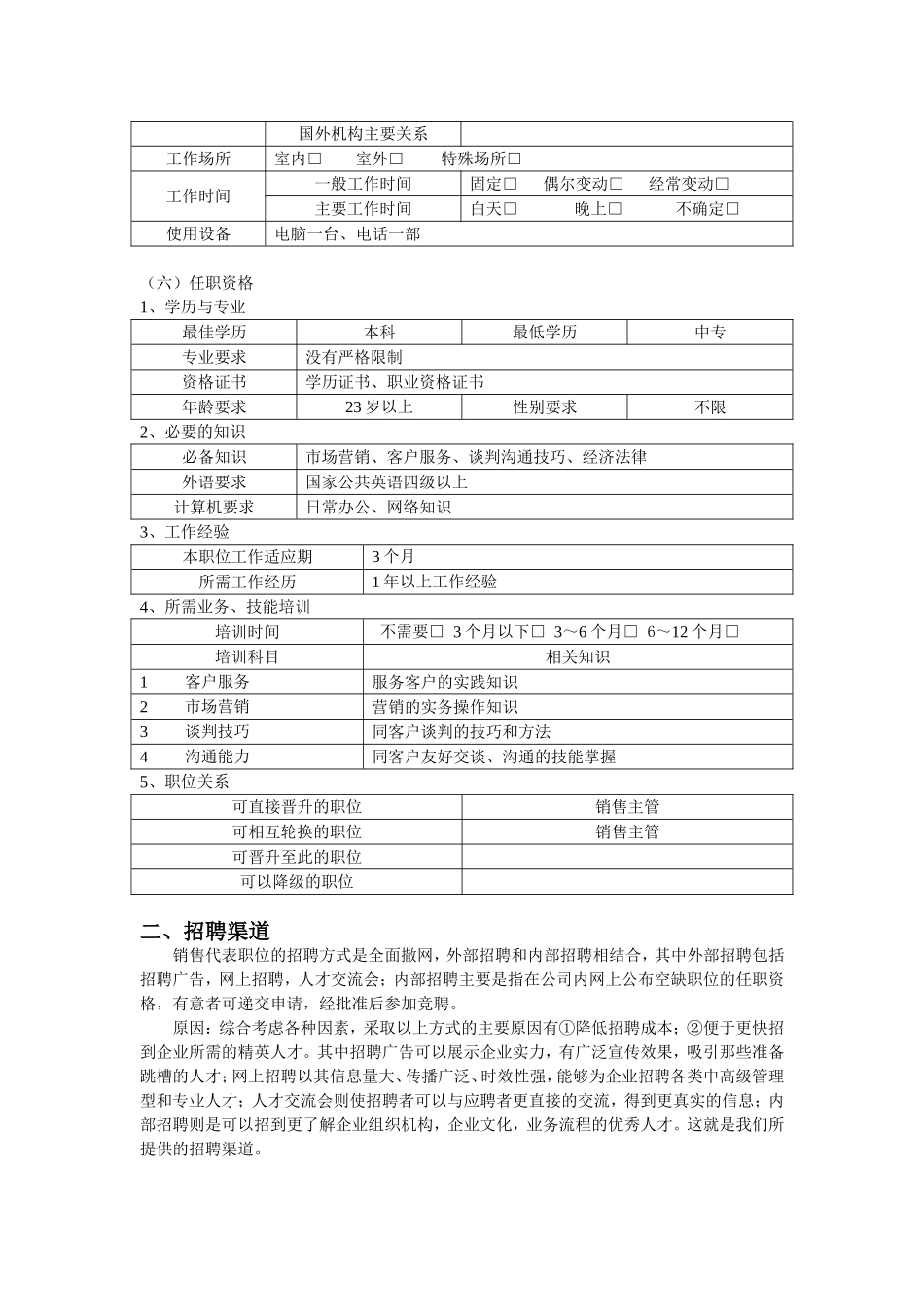 【实例】X科技公司销售代表招聘方案-8页.doc_第3页