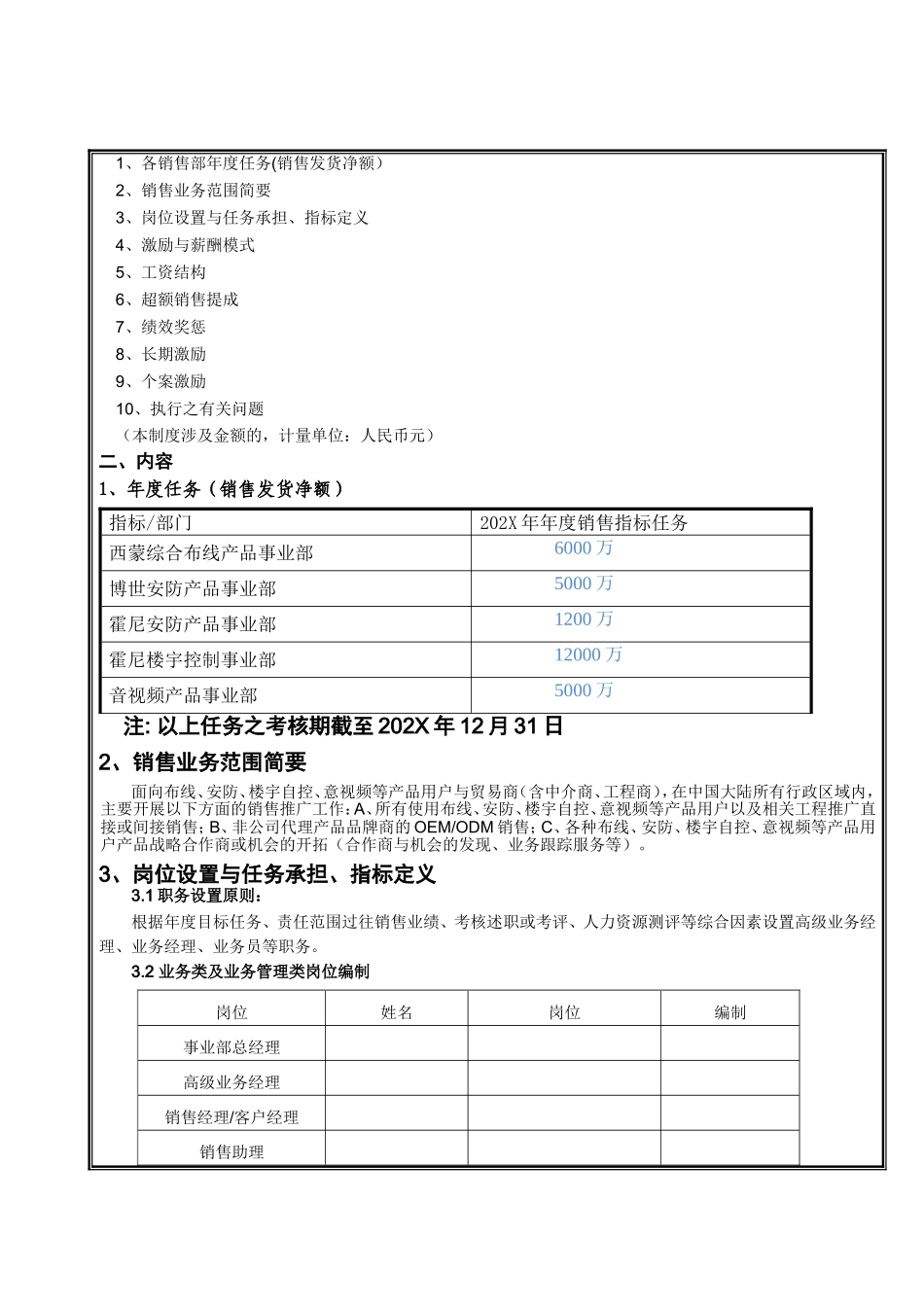 【新增】-079 -贸易公司销售薪酬方案.doc_第2页